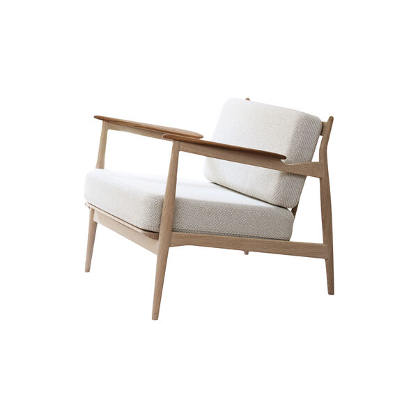 Model 107 Lounge Chair, white Model 107 Lounge Chair, white, Magnus Olesen Design