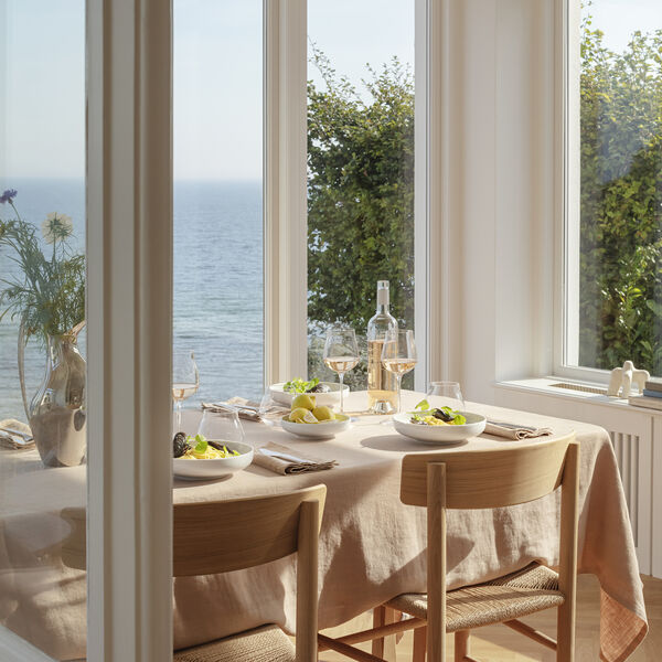 KOPPEL lunch plate 22 cm, white, Georg Jensen