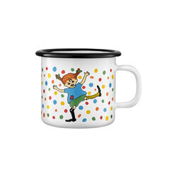 Pippi enamel mug, multicolour, Muurla
