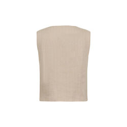 AzaniaPW Waistcoat, neutral pinstripe, Part Two