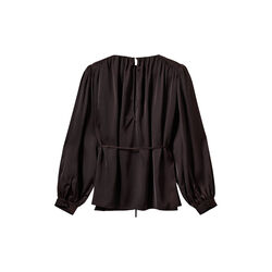 MARTHEASW BALLOON SLEEVE BLOUSE, dark plum, Sofie Schnoor
