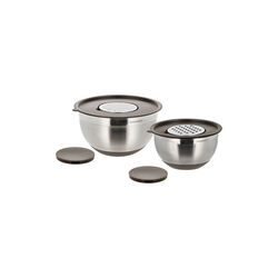 Mixing bowls 3 + 5 liter, 8 parts, Blomsterbergs