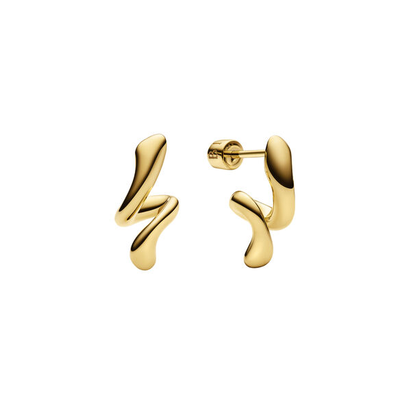 Coil Curl Studs, gold, Maria Black