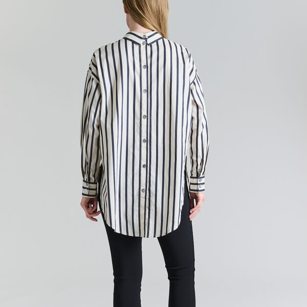 Pirate stripe Shirt with Back Fastening, pirate stripe Pirate stripe Shirt with Back Fastening, pirate stripe, BITTE KAI RAND