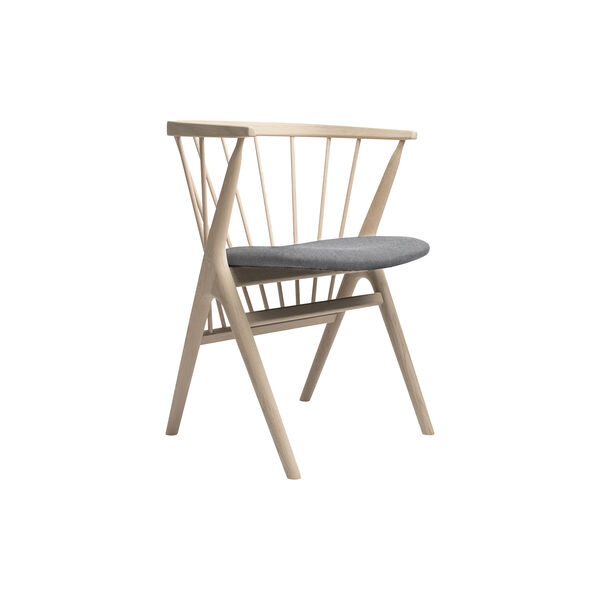 Sibast No 8 Dining Chair, white oiled oak/light grey, Sibast Furniture