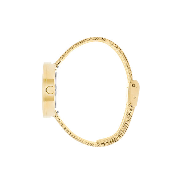 PICTO Wrist Watch, cappuccino brown/gold/matt gold, PICTO