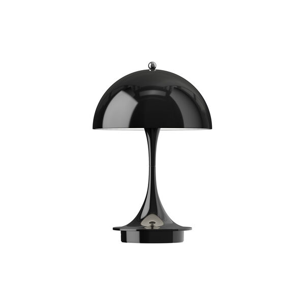 Panthella 160 Portable Table Lamp, opaque black, Louis Poulsen
