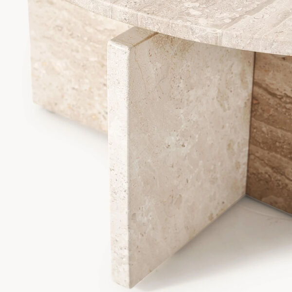 Marisa Coffee Table, travertine beige Marisa Coffee Table, travertine beige, Westwing Collection