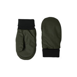 Puffer Mittens, green, Rains