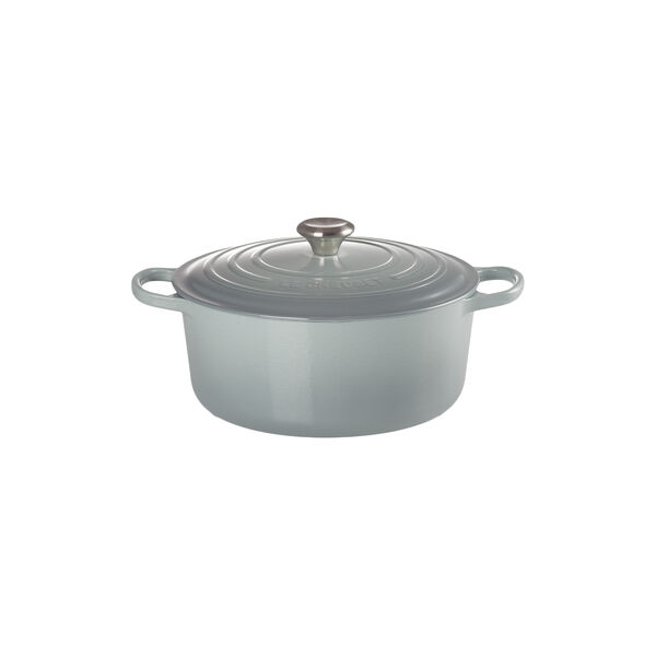 Signature round cast iron pot &Oslash; 28 cm, sea salt, Le Creuset