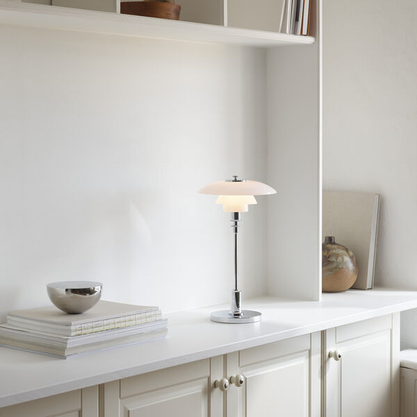 PH 2/1 Portable Table Lamp, chrome, Louis Poulsen