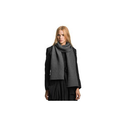 Pleece Long Scarf, dark grey, Design House Stockholm