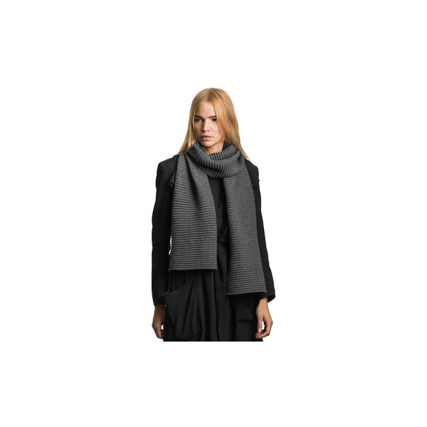 Pleece Long Scarf, dark grey Pleece Long Scarf, dark grey, Design House Stockholm