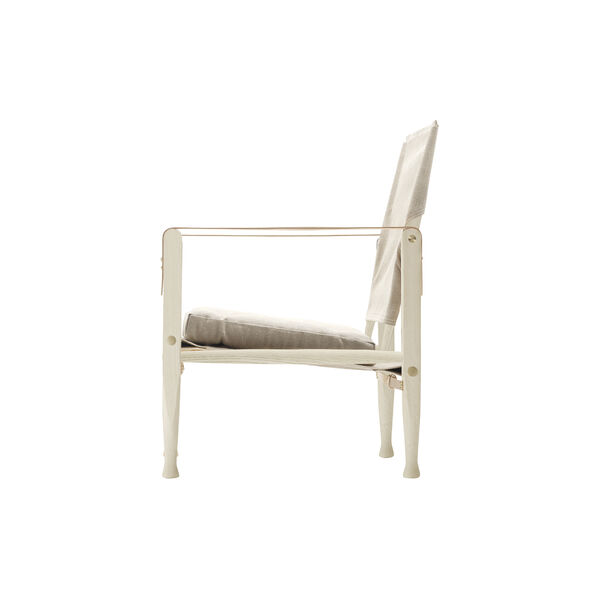 KK47000 Safari Chair, white oiled ash/natural, Carl Hansen & Søn