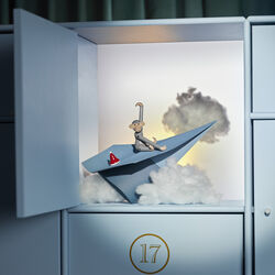 Monkey Mini, grey, Kay Bojesen Denmark