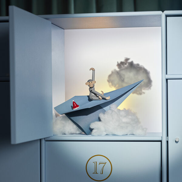 Monkey Mini, grey, Kay Bojesen Denmark