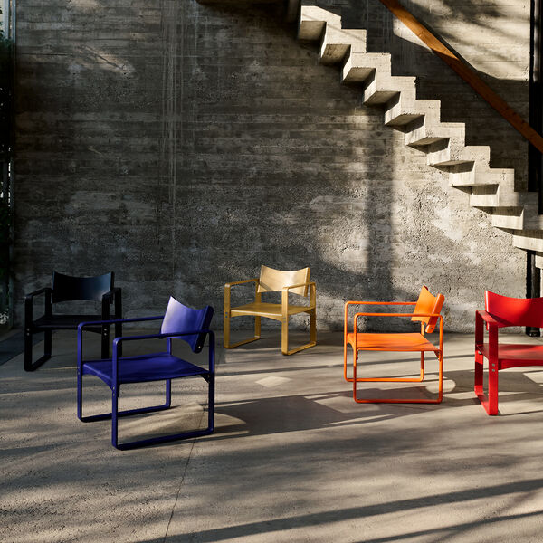 270 F Lounge Chair, red, Verpan