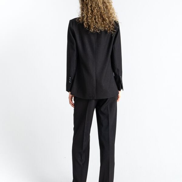 Glitter pants - Petra fit, black, Coster Copenhagen