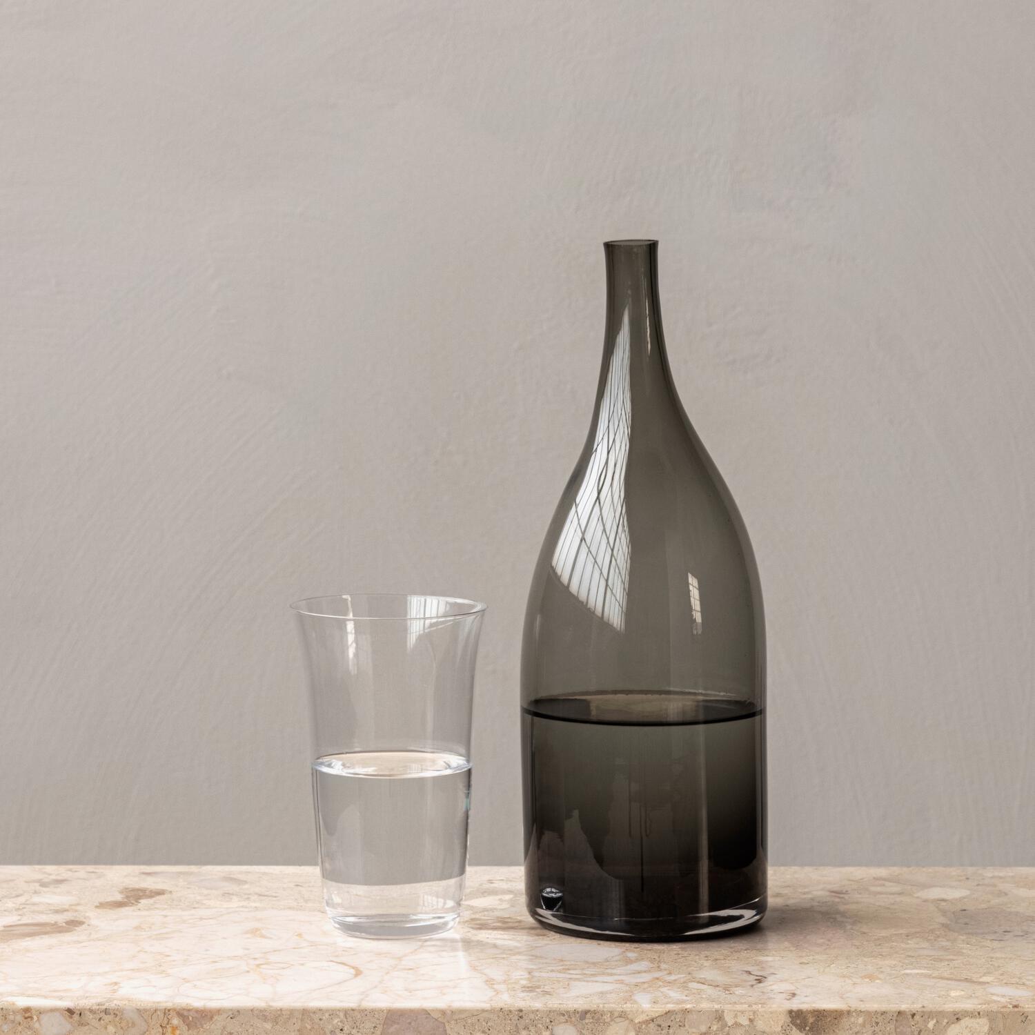 Strandgade Carafe  Asymmetrical glass carafe by Mentze Ottenstein – Audo  Copenhagen