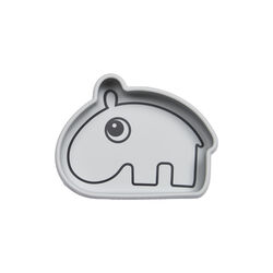 Ozzy Stick & Stay Bowl, grey, Done by Deer