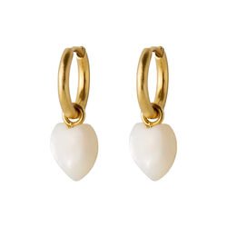 Ocean Heart Huggies, Pernille Corydon Jewellery