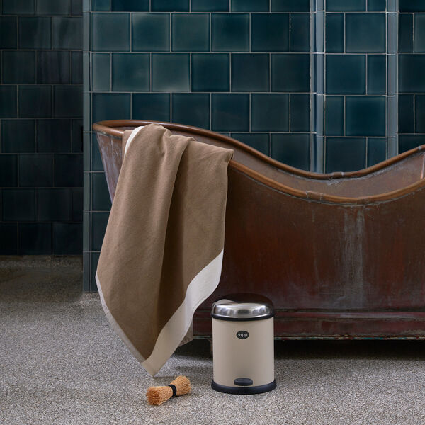 VIPP12 Pedal Bin, beige, Vipp