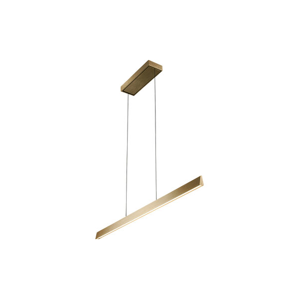 EDGE LINEAR S1000 Pendant, brass, LIGHT-POINT