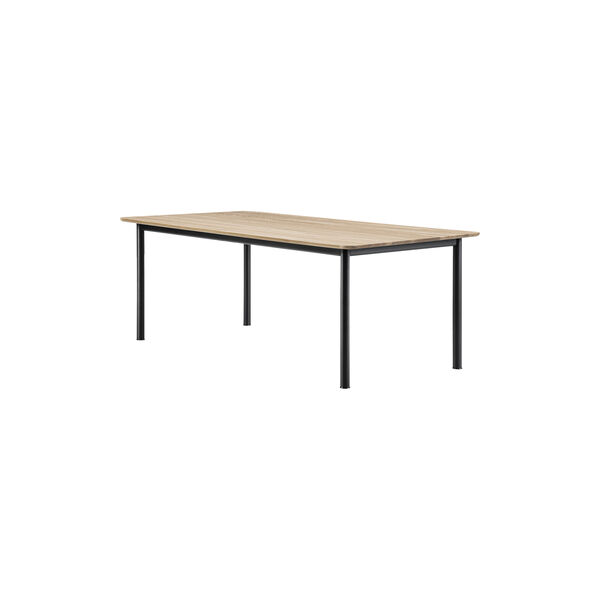 Plan Table, light oiled oak/black, Fredericia Furniture