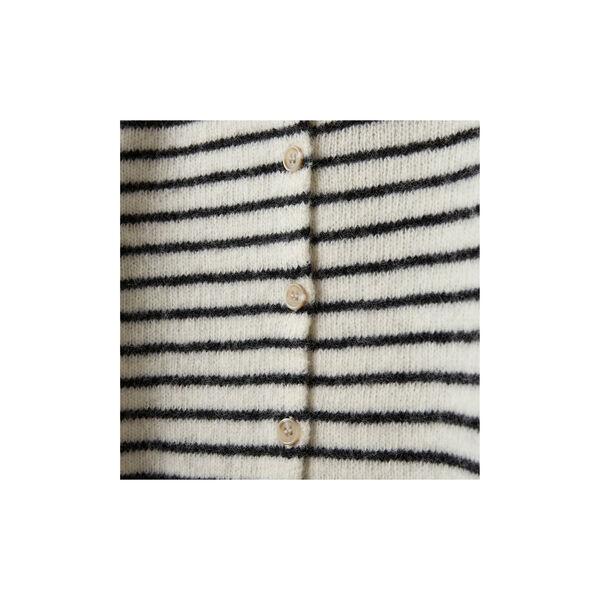 CisseKB Cardigan, off white striped, Sofie Schnoor