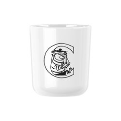 Moomin ABC Cup C, moomin white, RIG-TIG