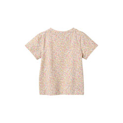 T-Shirt S/S Manna, blush flower meadow, Wheat