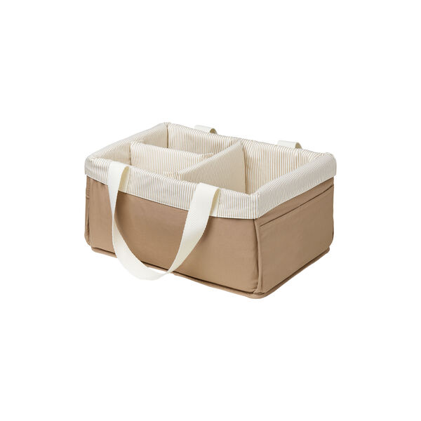 Diaper Caddy, classic stripes camel, Cam Cam Copenhagen
