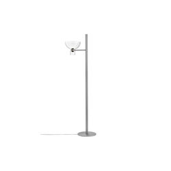 NOCTURNE F1 BOWL Floor Lamp, silver, Flos