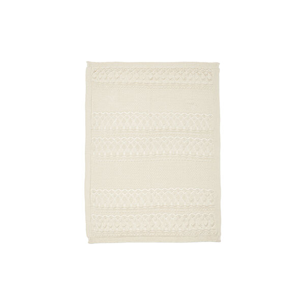 Pointelle Baby Knit Throw, off-white, Cam Cam Copenhagen