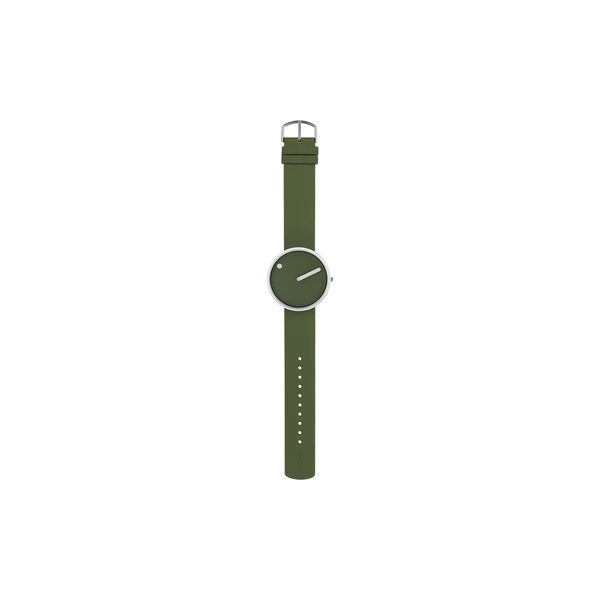 PICTO Wrist Watch, fresh olive/steel/fresh olive, Picto