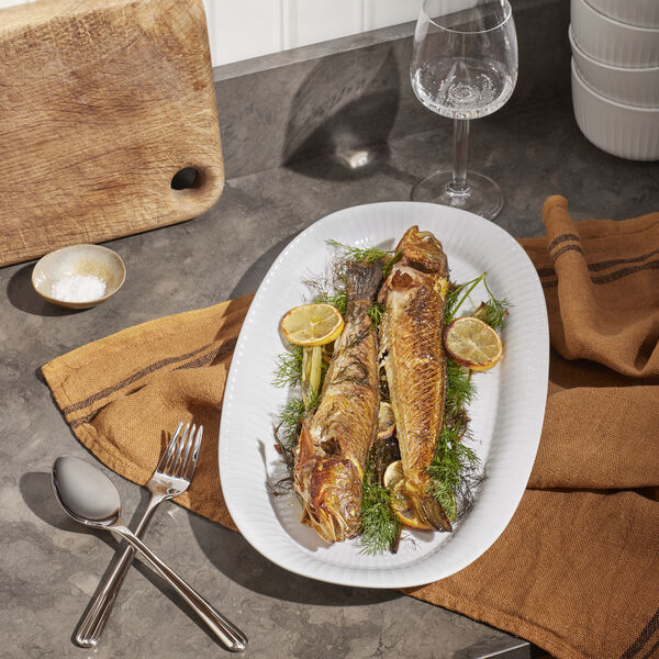 Hammersh&oslash;i Oval Serving Dish, K&auml;hler