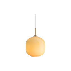 VL45 Radiohus Pendant, amber, Louis Poulsen