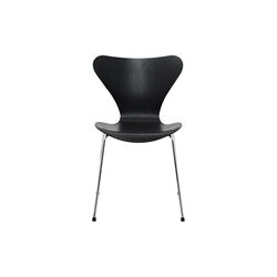 Series 7&trade; 3107 Chair, black, Fritz Hansen