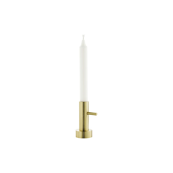 Candle Holder Single #1, brass, Fritz Hansen