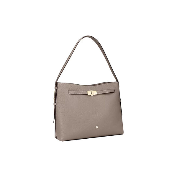 Farah Hobo Bag M, taupe, Aigner