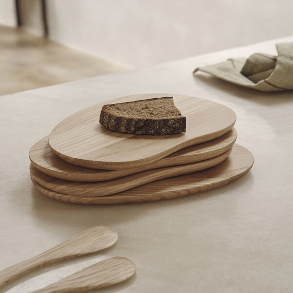 Cairn Butter Boards 4 stk., nature, Ferm Living