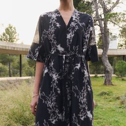 LR-NELSY 1 Dress, black combi, Leveté Room