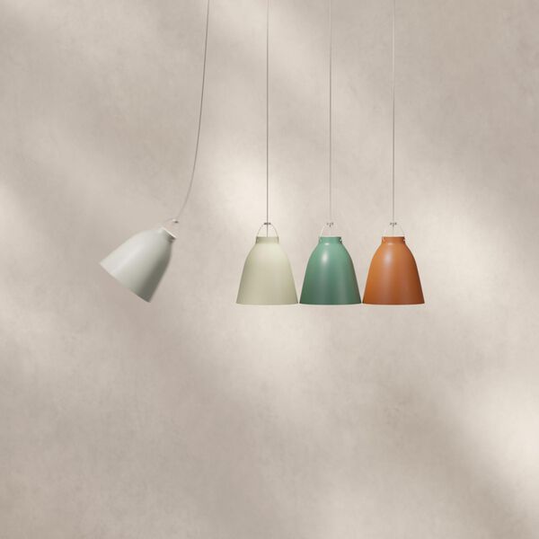 Caravaggio Matt P1 Pendant, dusty green, Fritz Hansen