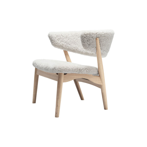 Sibast No 7 Lounge Chair, white oiled oak/moonlight, Sibast Furniture