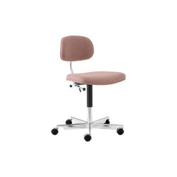 KEVI® 2534 Front Upholstered Swivel Chair, rose, Montana Furniture