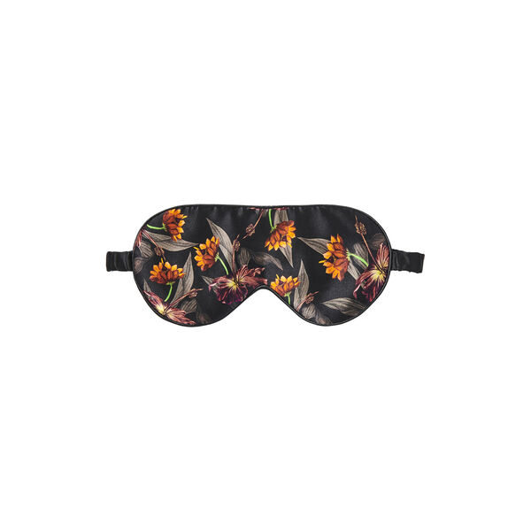 Eye Mask, black hibiscus Eye Mask, black hibiscus, Fan Palm