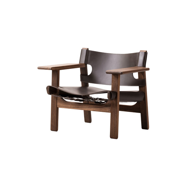 2226 Spanish Chair, dark brown/oiled walnut, Fredericia Furniture