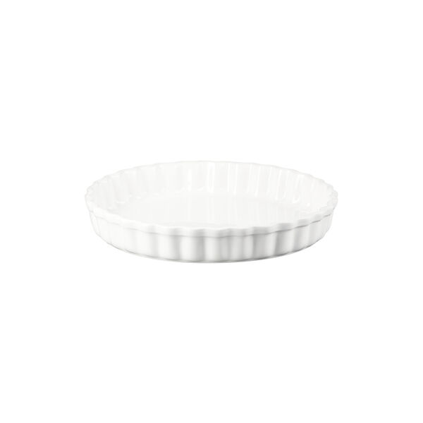 Heritage Fluted Flan Dish, white, Le Creuset