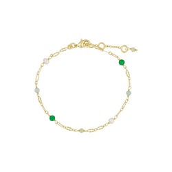 Lina bracelet, green, Pure by Nat