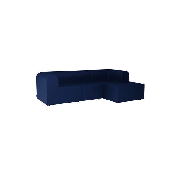 Paradigm 3 Seater Sofa with Pouf, Hallingdal 764, Montana Furniture
